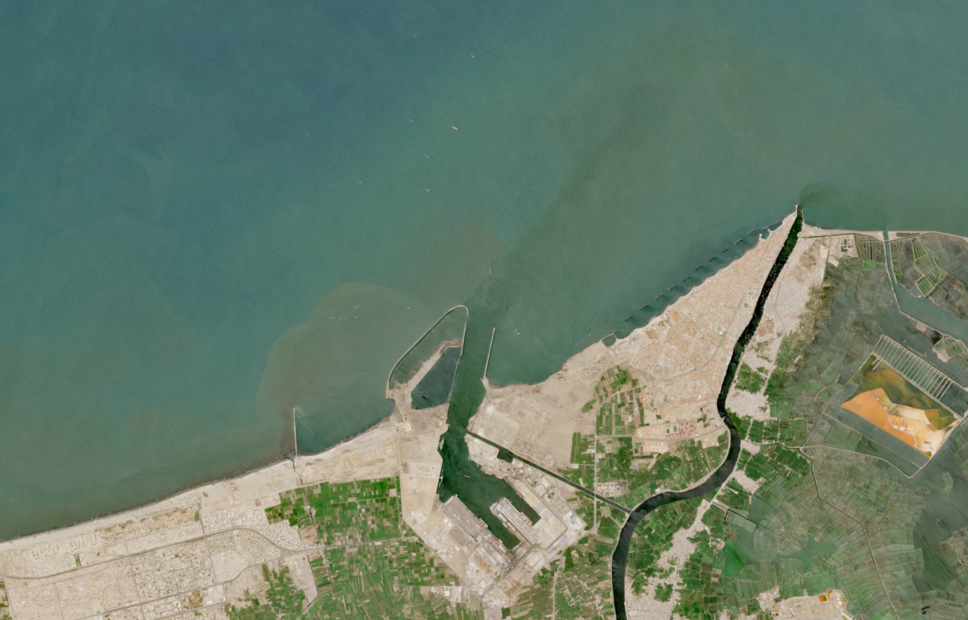 A view of the Damietta port, Egypt, July 28, 2026.
