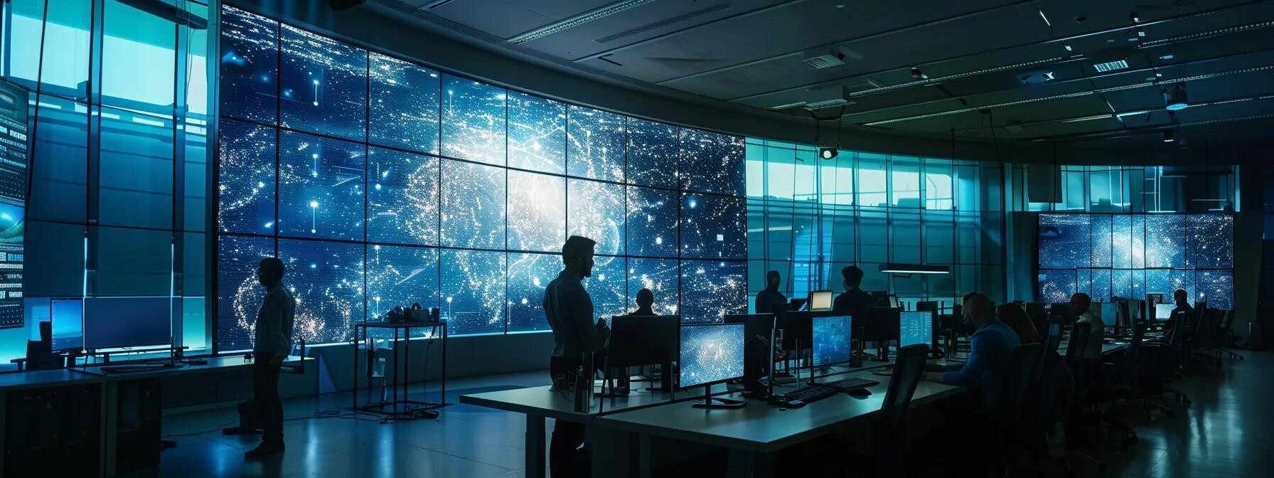 A sleek modern office: Business leaders design AI-native business models where AI changes how value is created, priced and captured