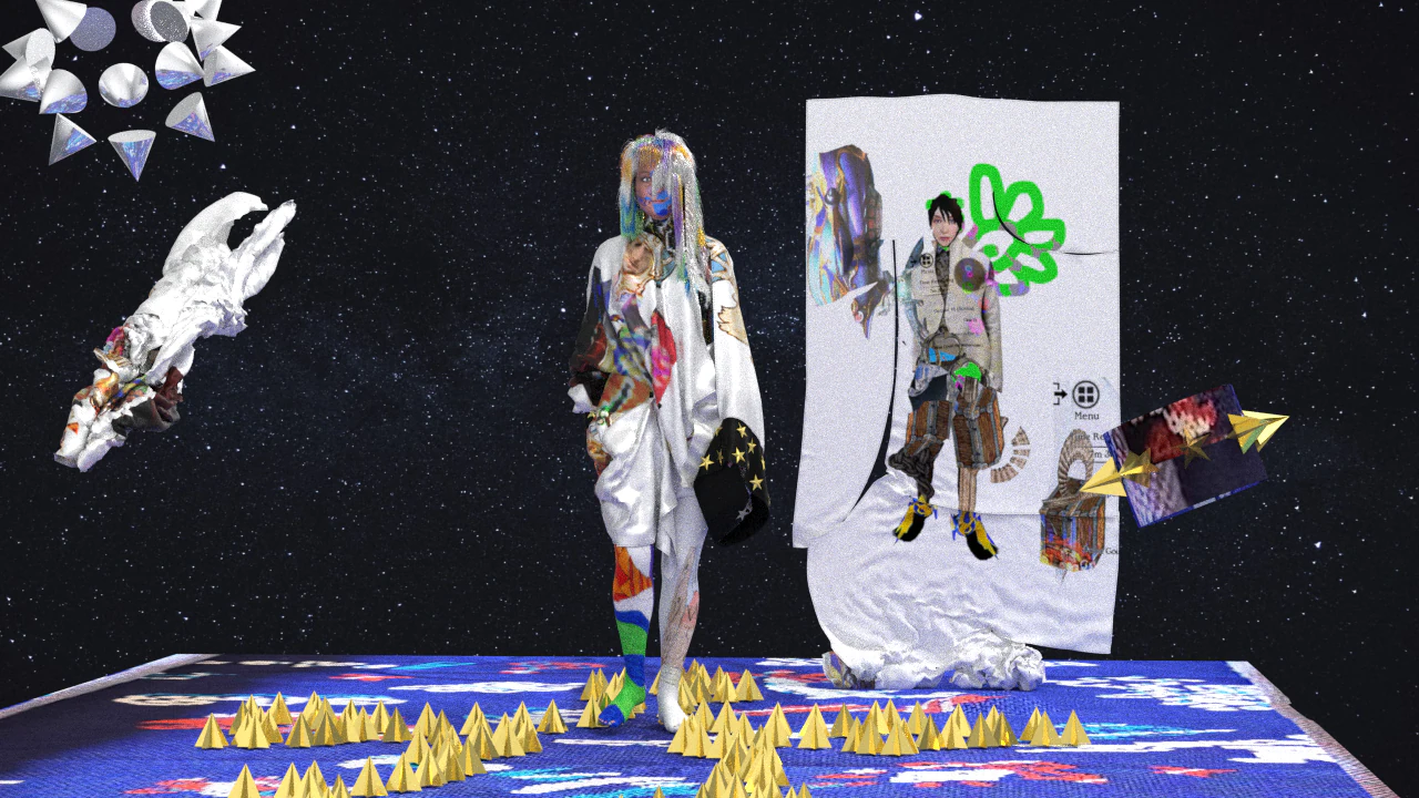 Kadine James luce *The Other World Collection* de Ivam Svanberg (2022). Moda digital.
