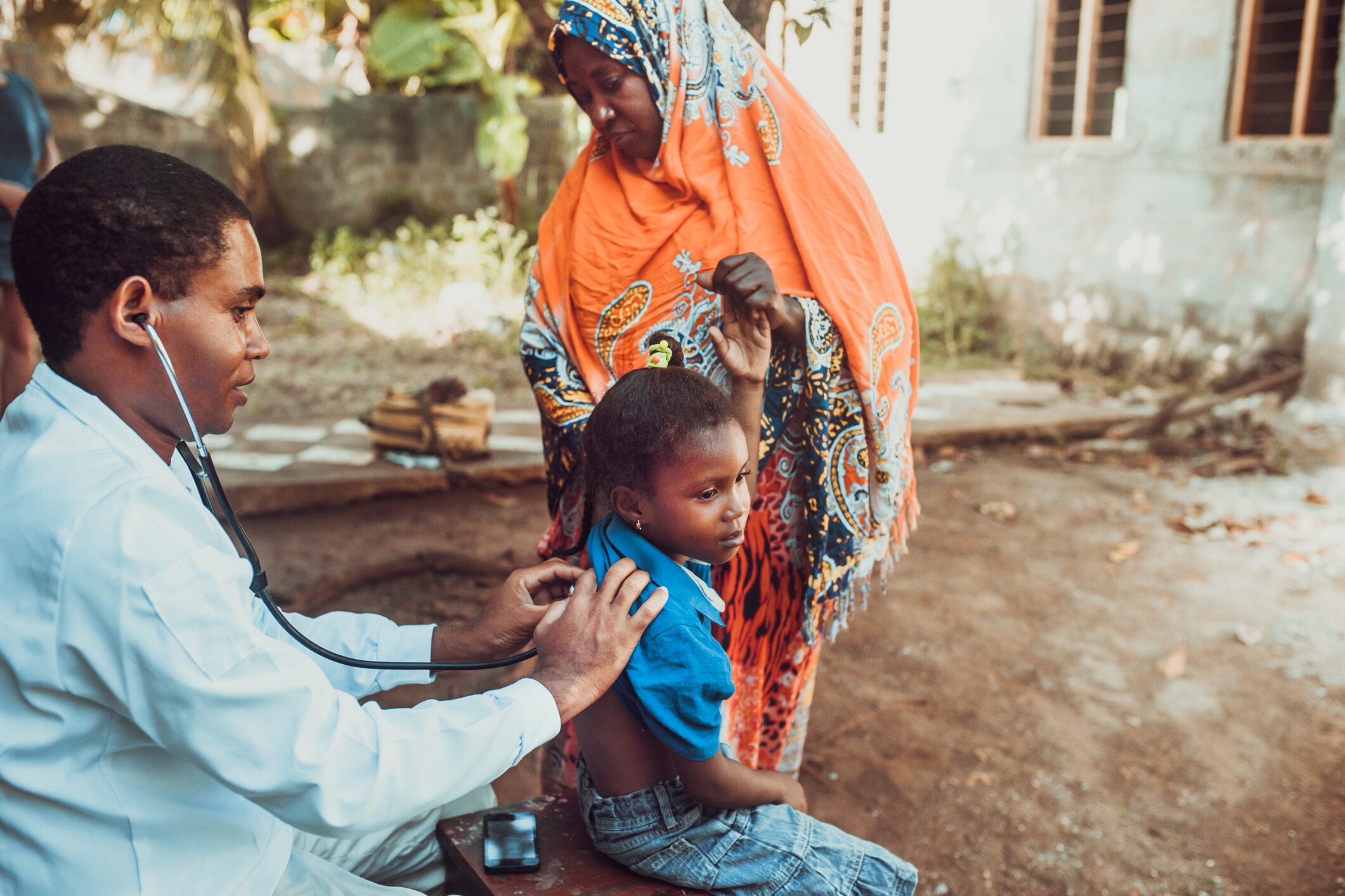 Doctor meet African child; place-based health coalitions; NCDs