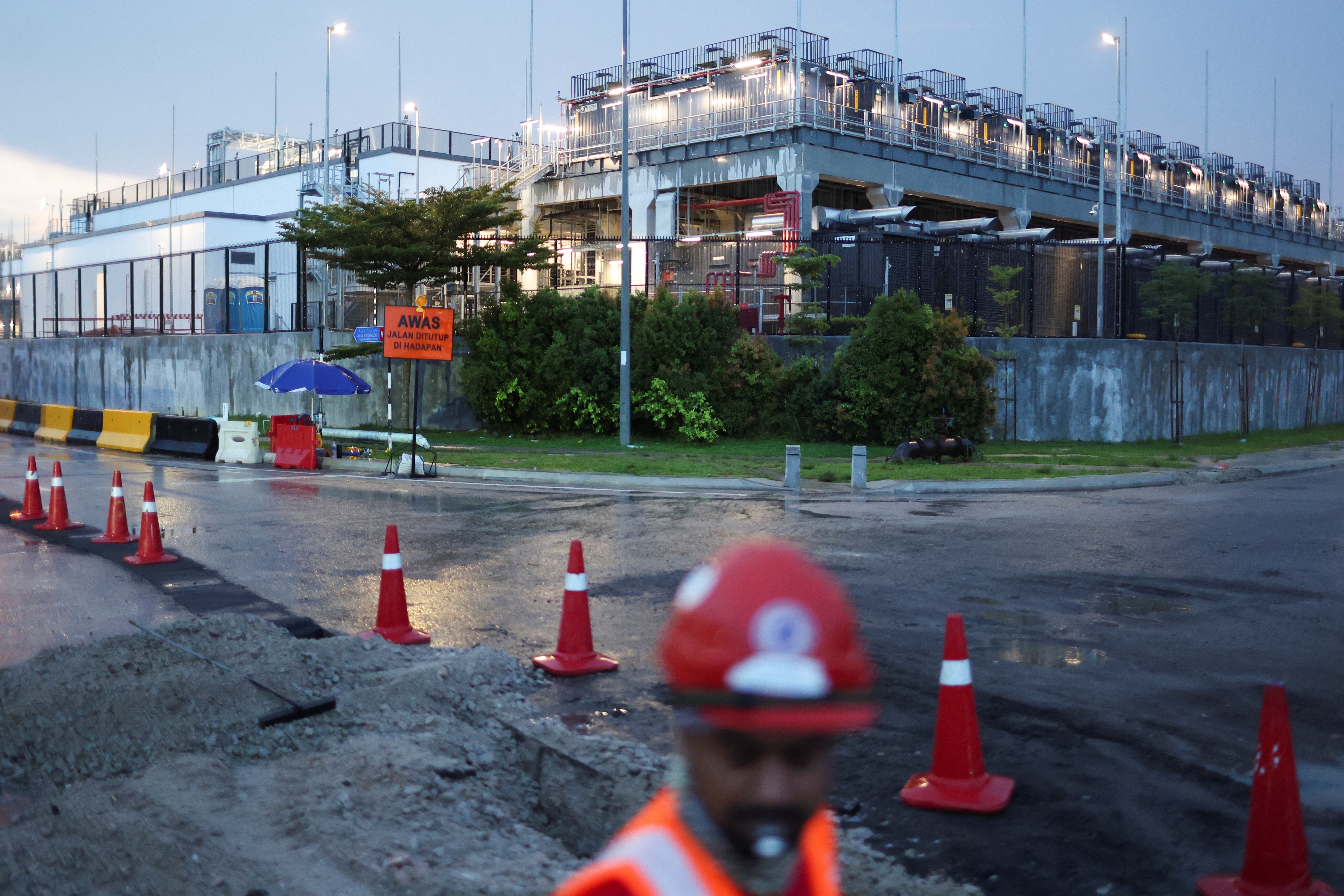 A data centre in Johor state, Malaysia, part of the Asian push for technological interoperability.