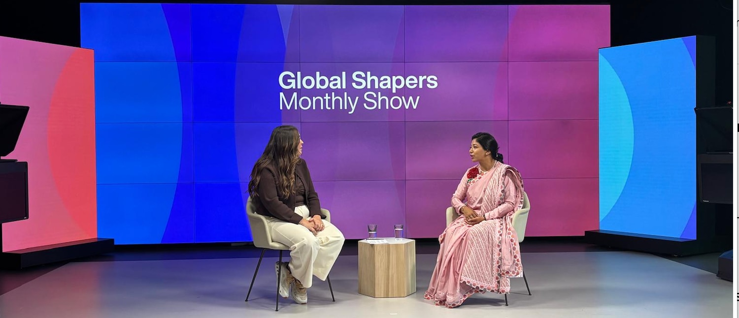 Global Shapers Show, highlighting women's leadership.