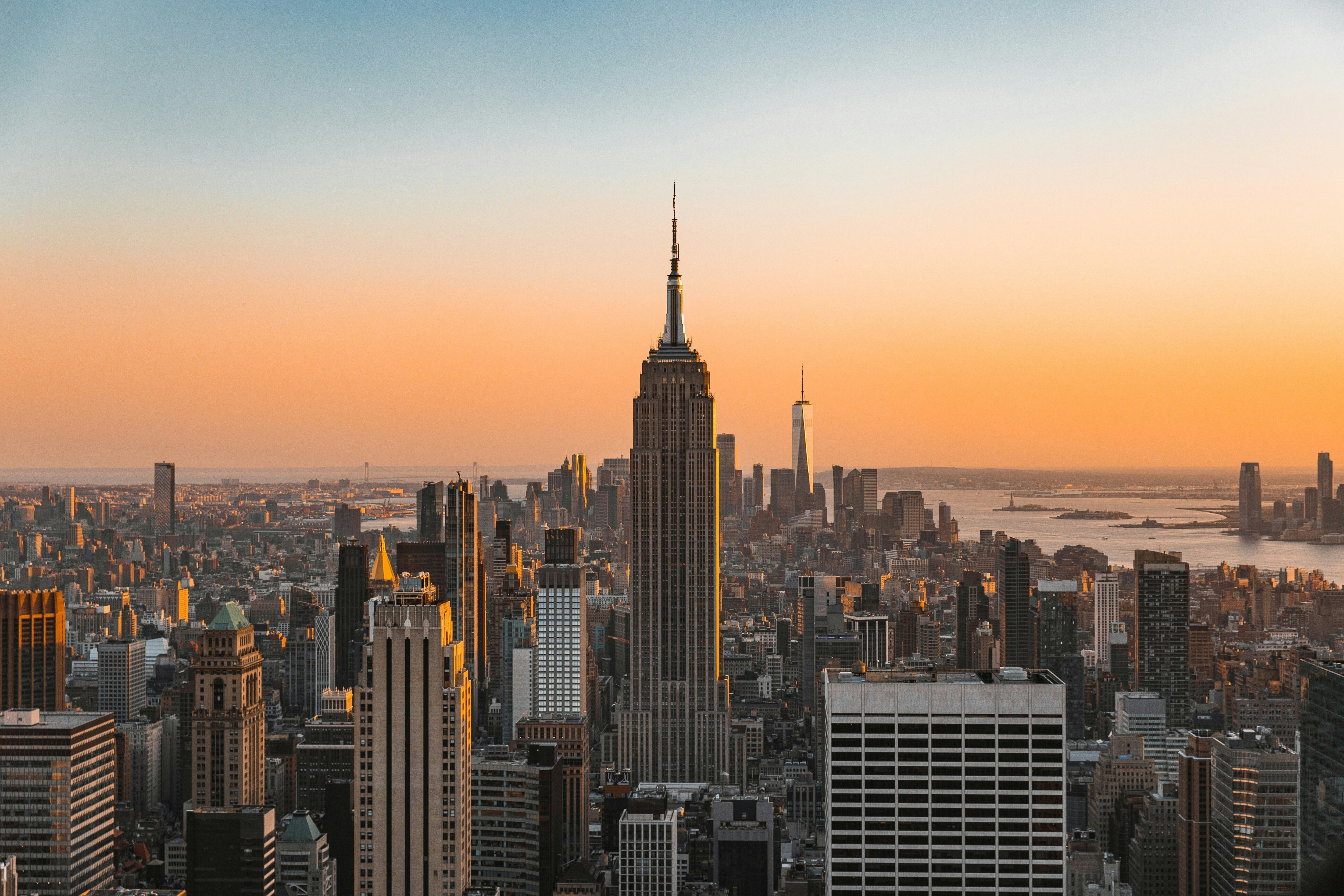 Skyline of New York City.