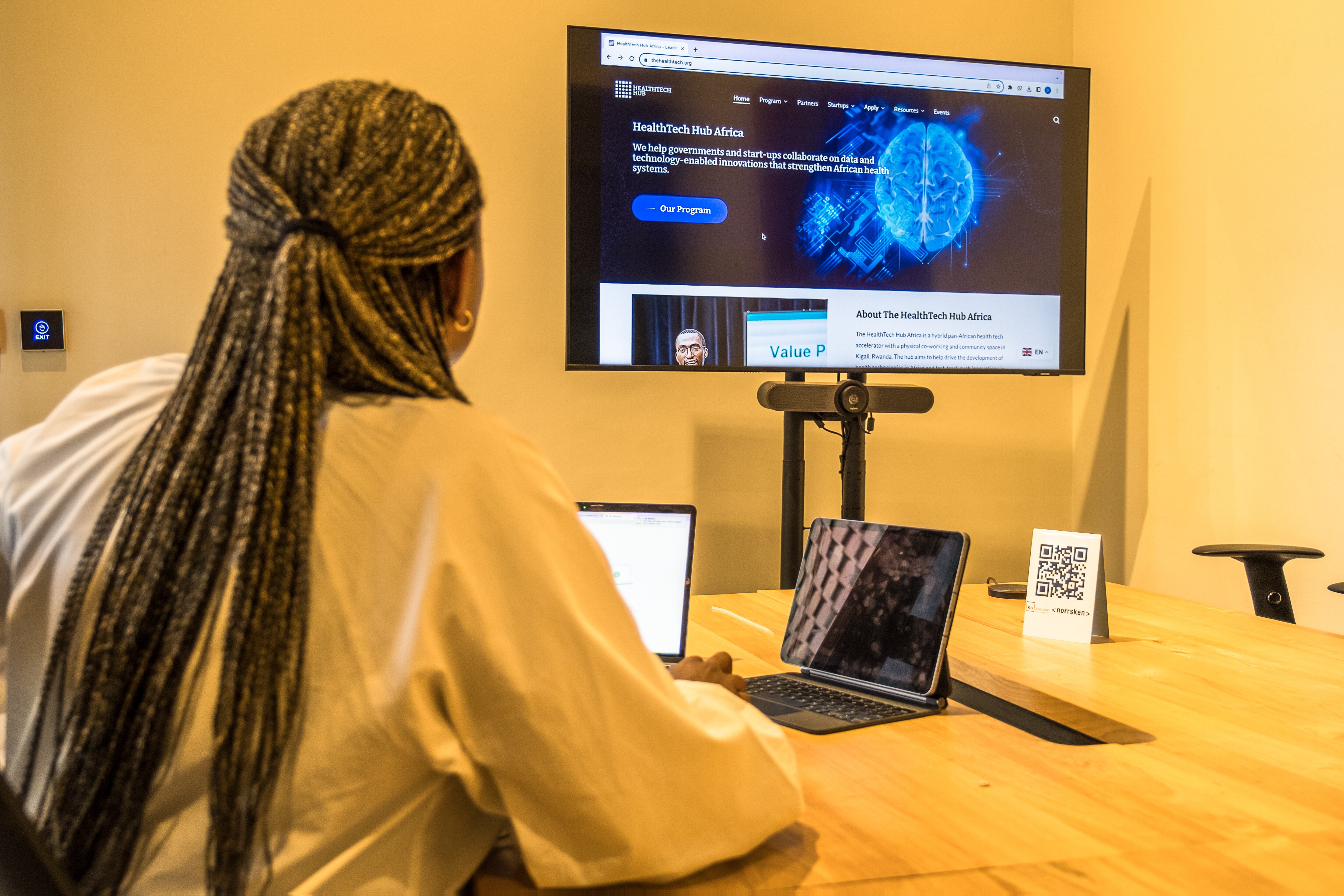 Belise Kanimba Niwemwari is the HealthTech Hub Africa Partnership Lead in Kigali, Rwanda. health