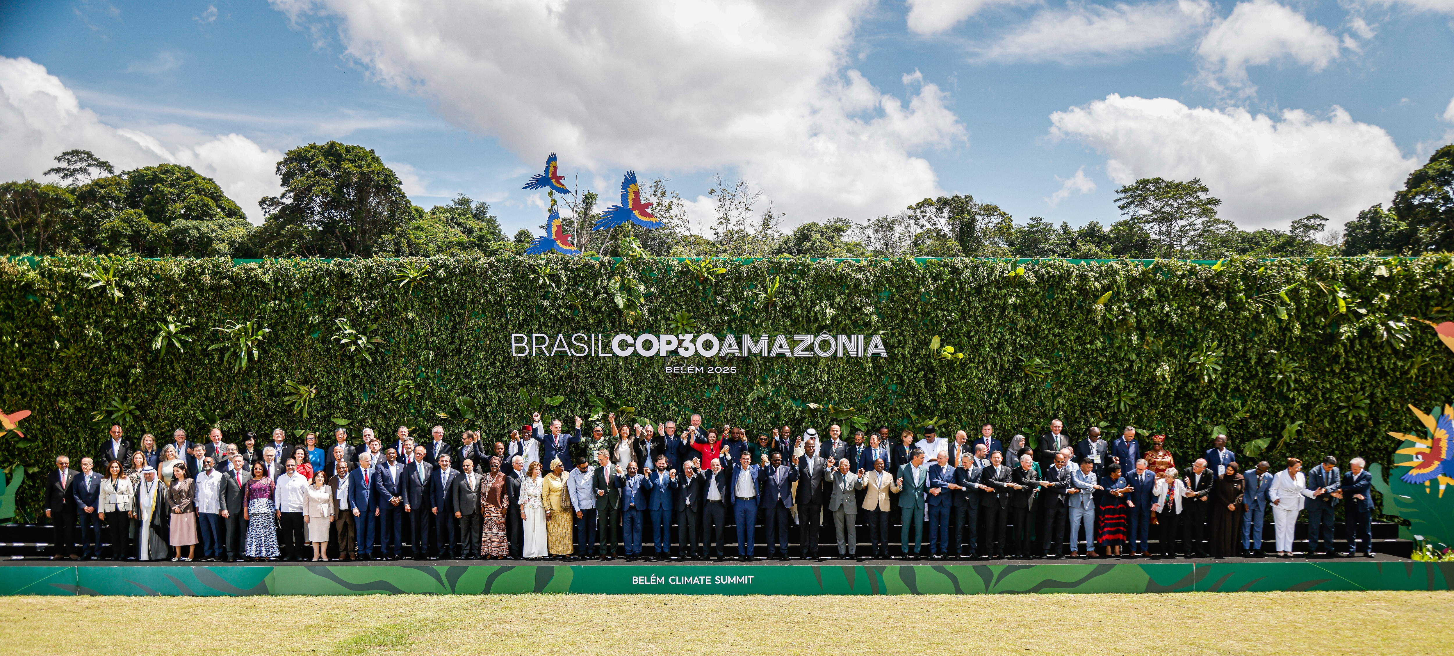 World leaders gathered at the United Nations Climate Change Conference (COP30) in Belém, Brazil.