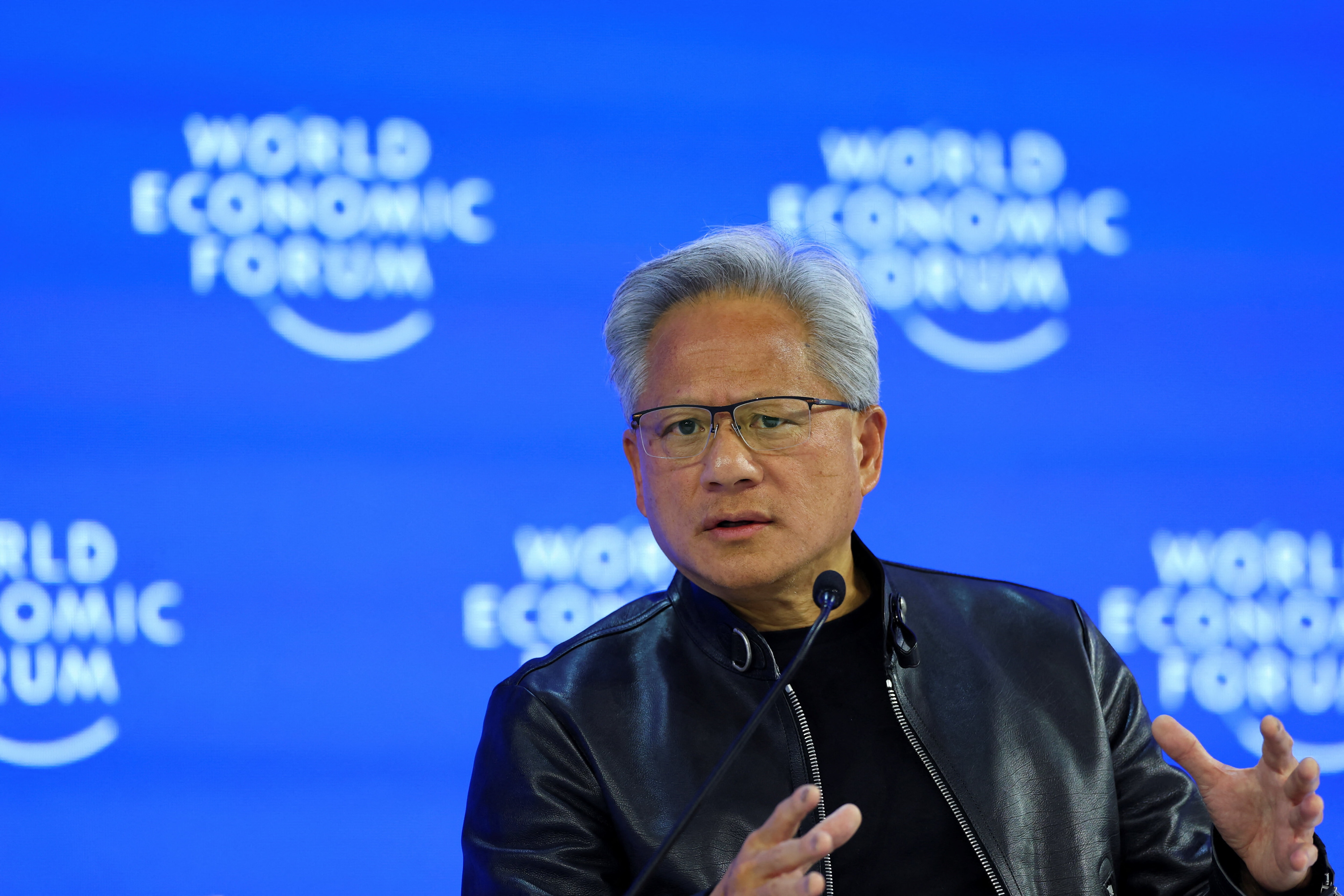 President and CEO of NVIDIA, Jensen Huang attends the 56th annual World Economic Forum (WEF) meeting in Davos, Switzerland, January 21, 2026: NVIDIA's CEO said AI's main strength is in its ease of use