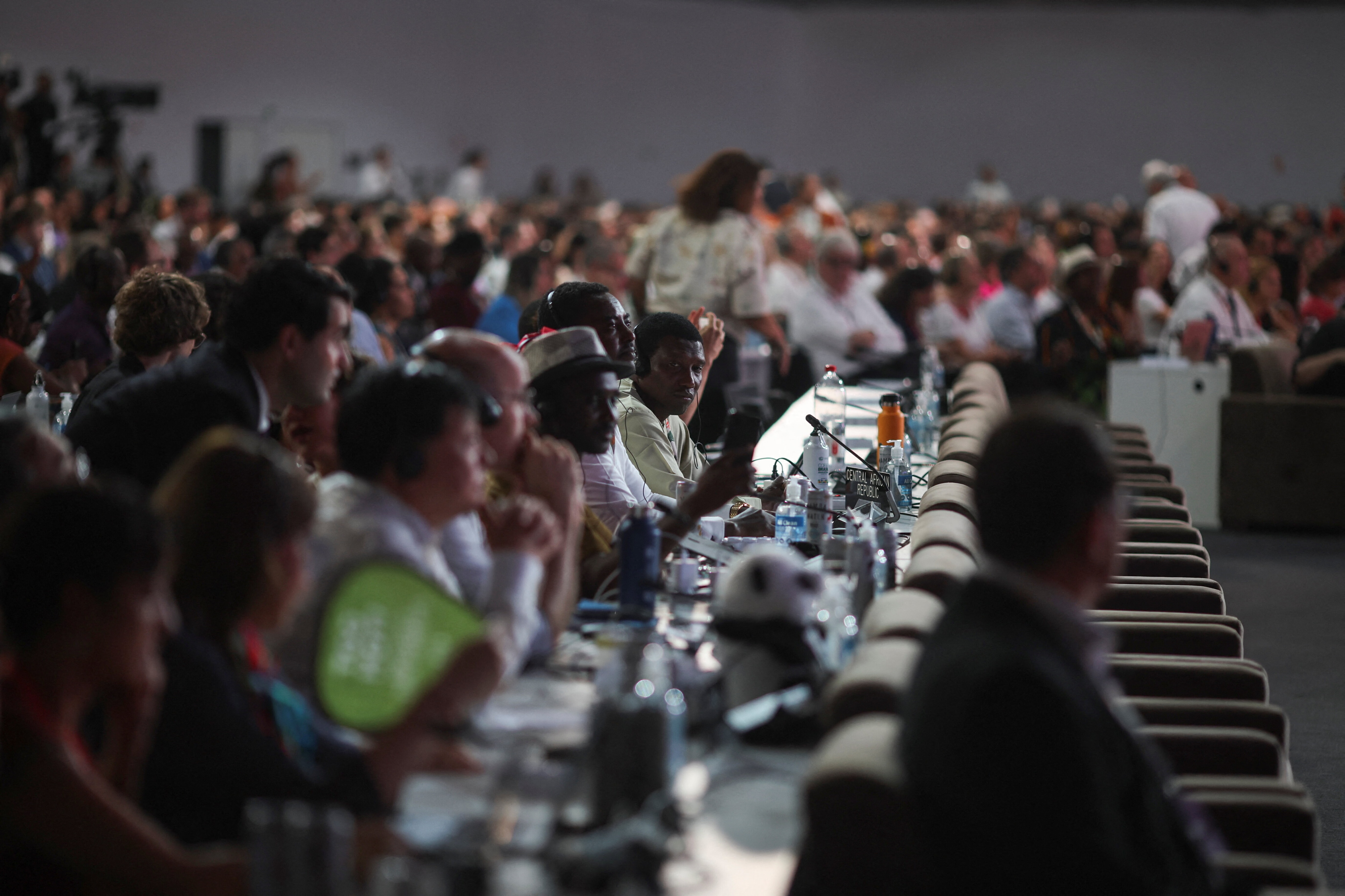 Delegations attend the UN Climate Change Conference (COP30), in Belem, Brazil, November 22, 2025. 