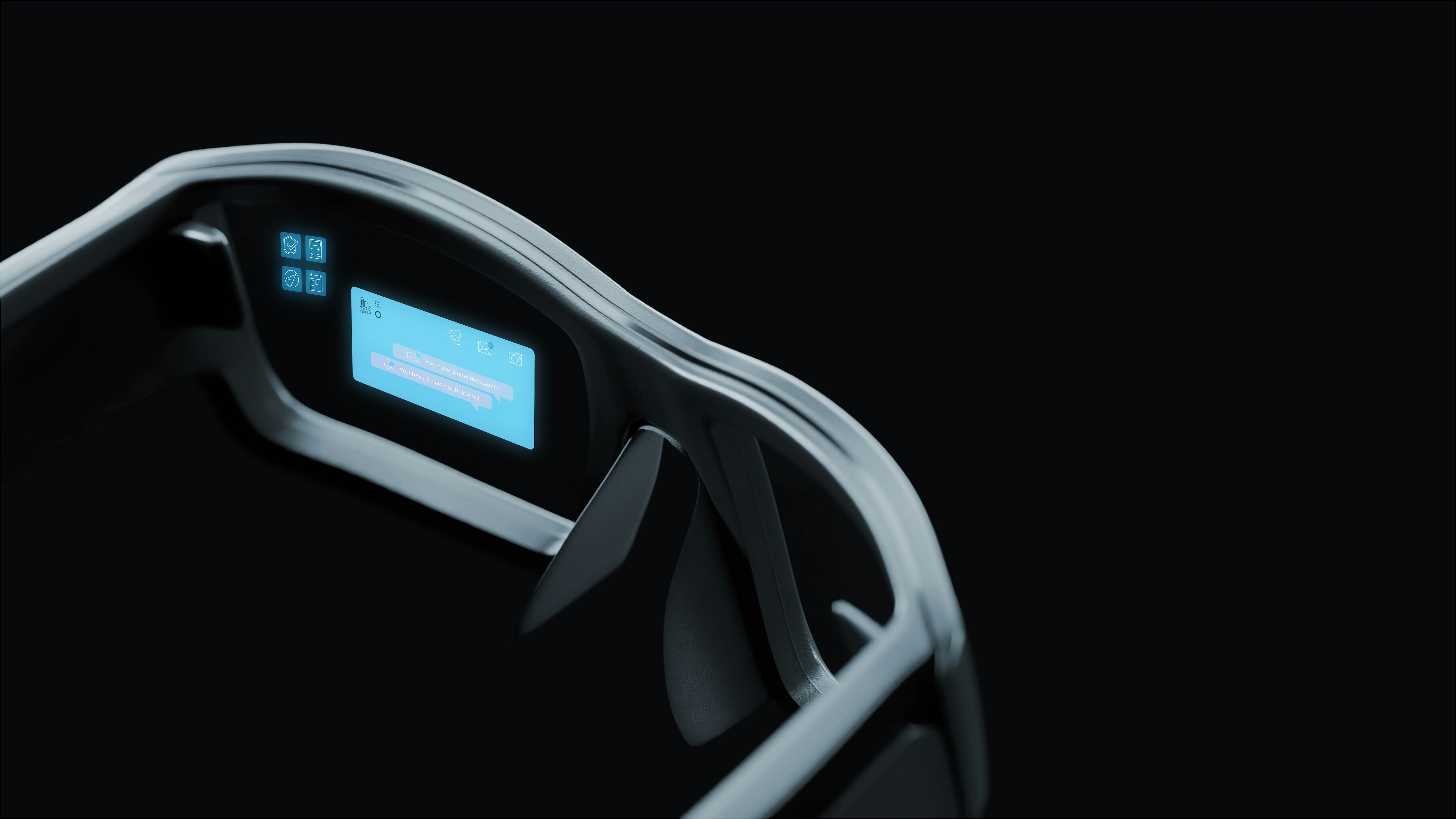 AI glasses, underside view: Hands free wearable AI can streamline your routine and serves the accessibility space