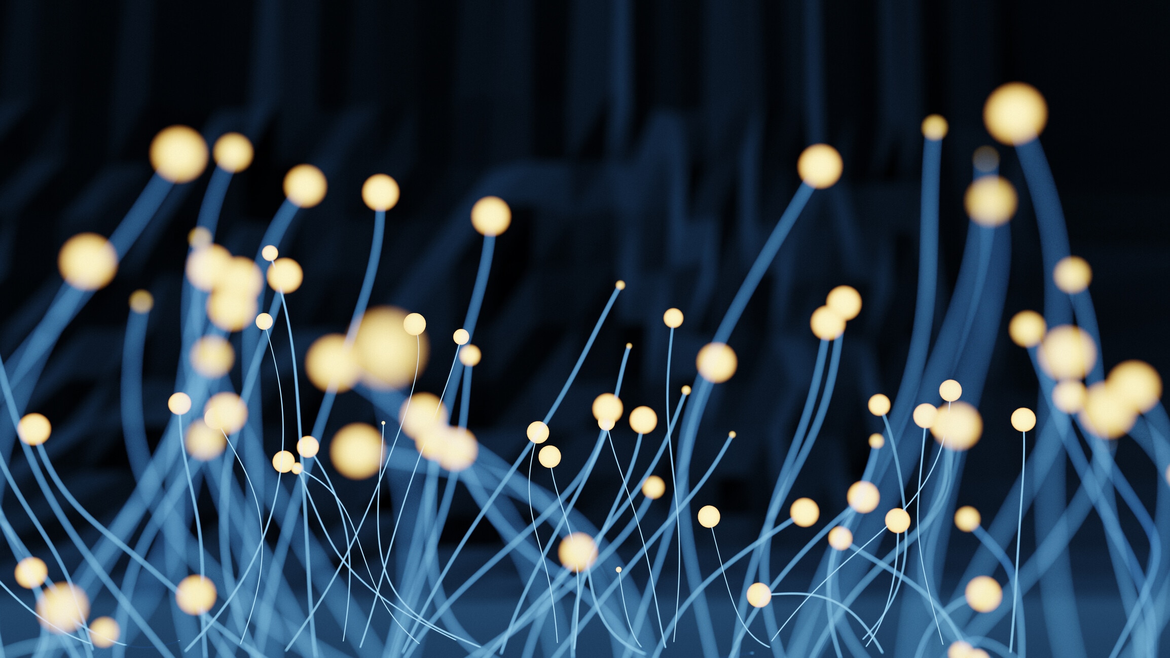 Global network technology - 3d rendered abstract image. Technology  concept. Intelligent Choice Architecture