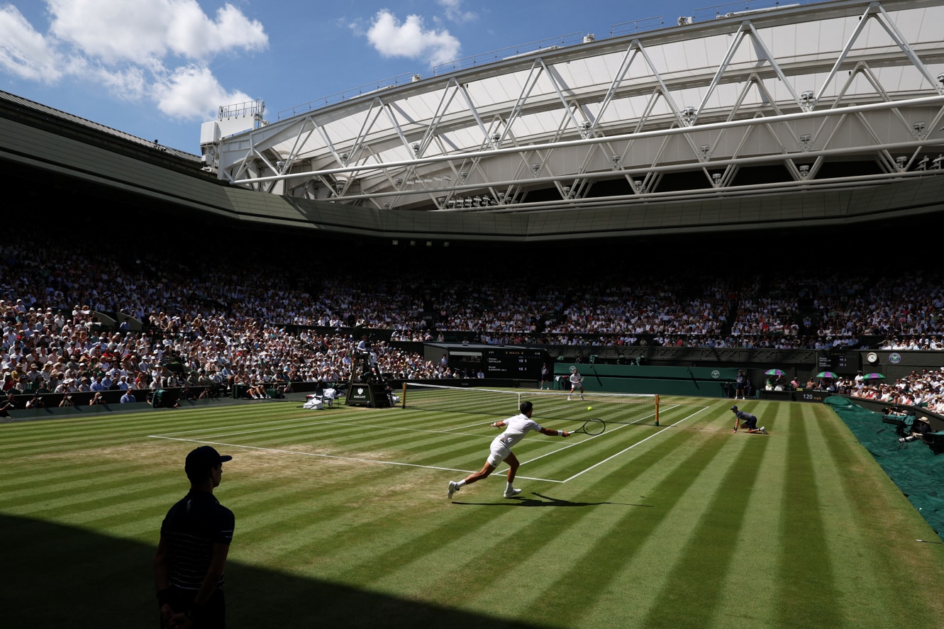All England Lawn Tennis and Croquet Club, London, Britain.