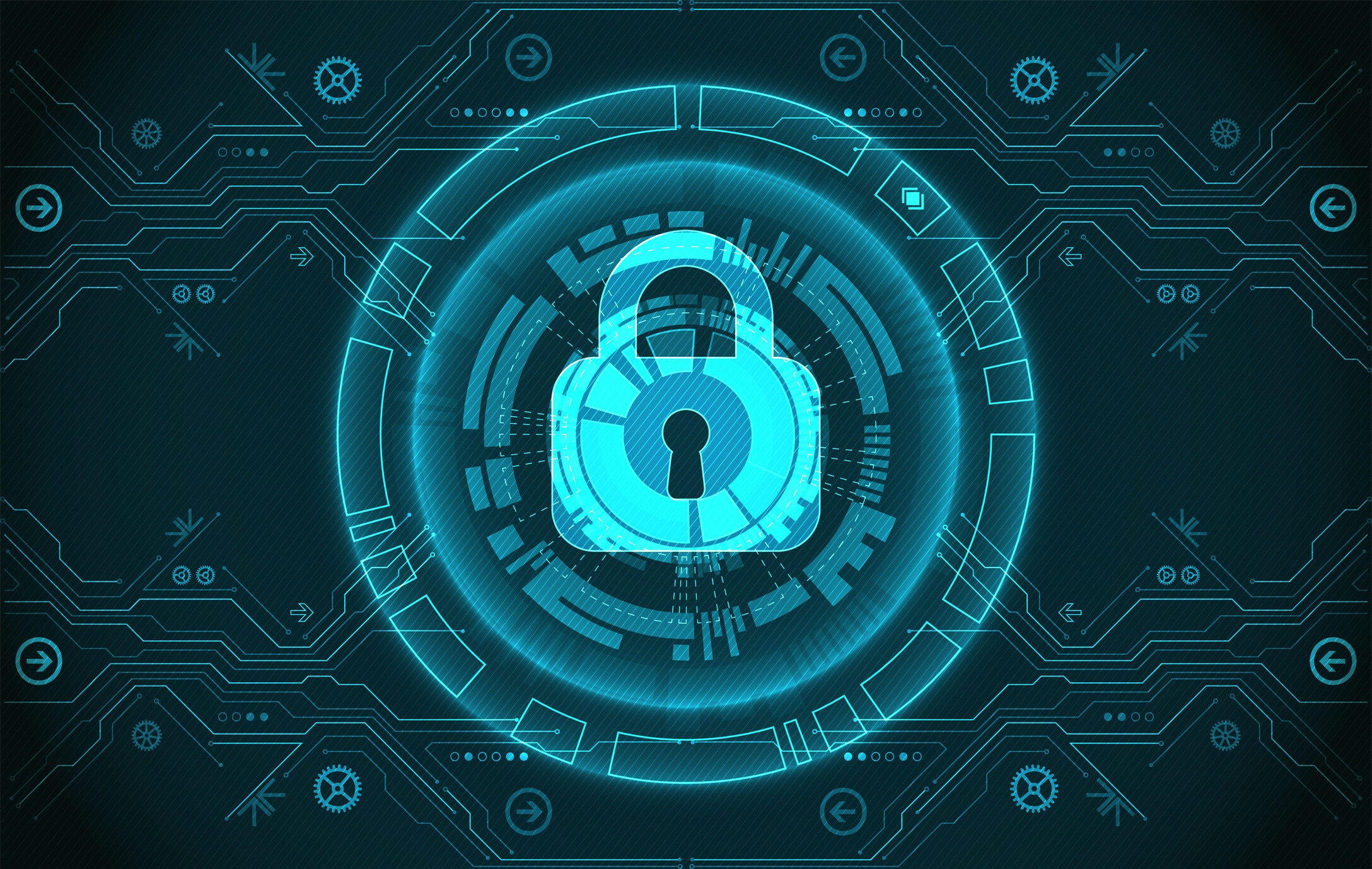 Protect mechanism, system privacy, vector illustration: cybersecurity