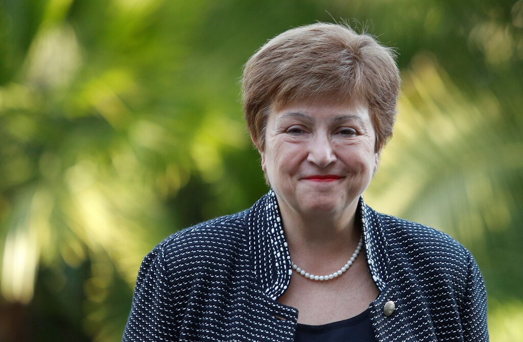 IMF Managing Director Kristalina Georgieva arrives for a conference hosted by the Vatican on economic solidarity, at the Vatican, February 5, 2020. REUTERS/Remo Casilli - RC29UE9J92E8