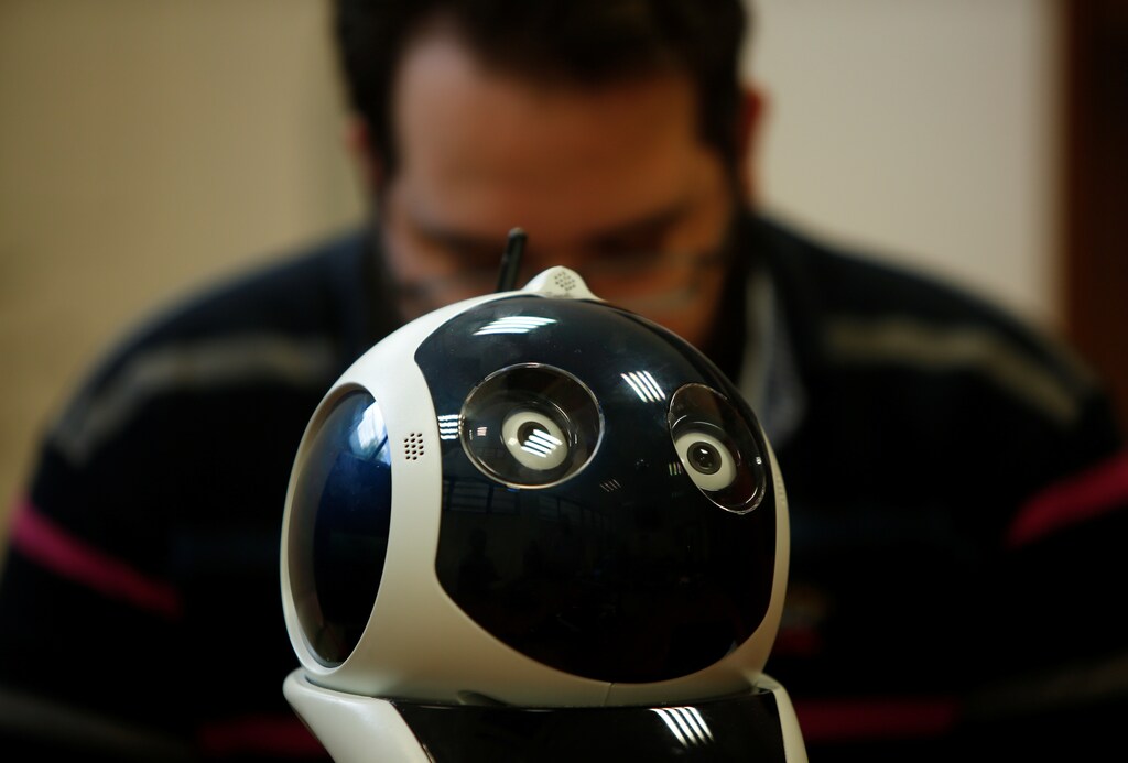 A research support officer and PhD student works on his artificial intelligence project to train robots to autonomously carry out various tasks, at the Department of Artificial Intelligence in the Faculty of Information Communication Technology at the University of Malta in Msida, Malta February 8, 2019. REUTERS/Darrin Zammit Lupi - RC1A65028440
