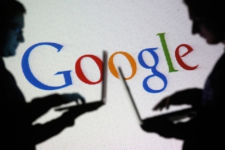 The Google logo is seen at the "Station F" start up campus in Paris, France, February 15, 2018. REUTERS/Benoit Tessier