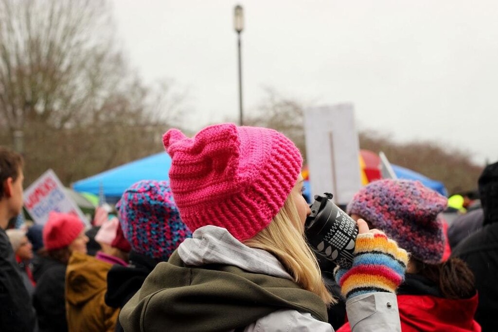 image of a women's rights protest