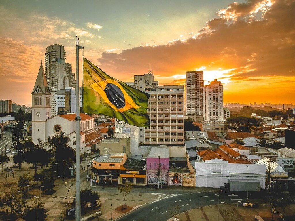 Brazil at sunset