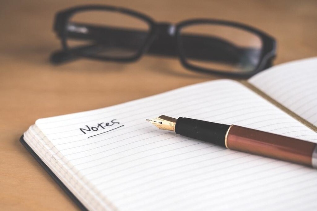 A pen and paper, to help take notes.