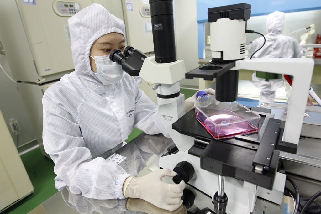 A South Korean stem cell researcher.