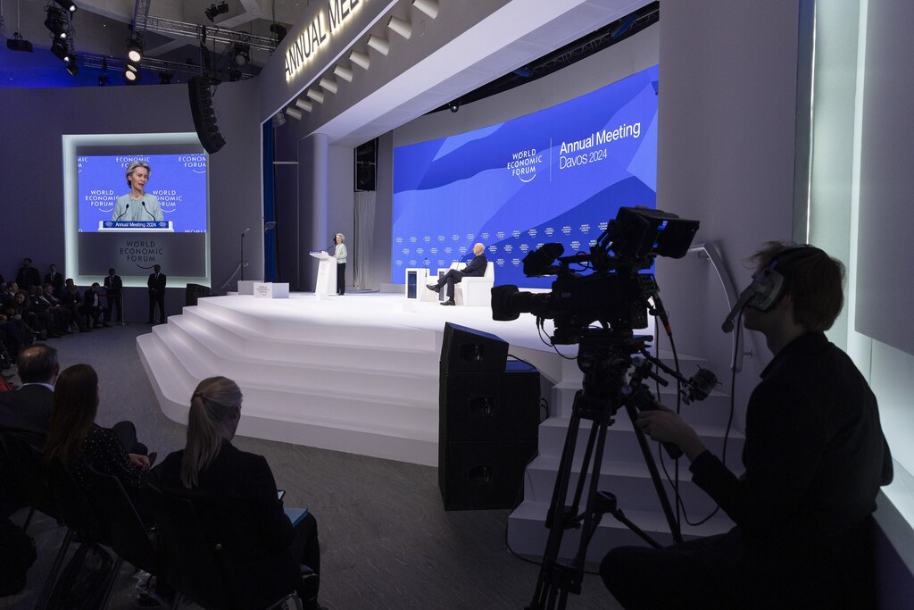 La Reunión Anual del Foro Económico Mundial en Davos 2024.
