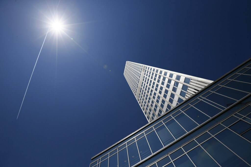 The headquarters of the European Central Bank (ECB).