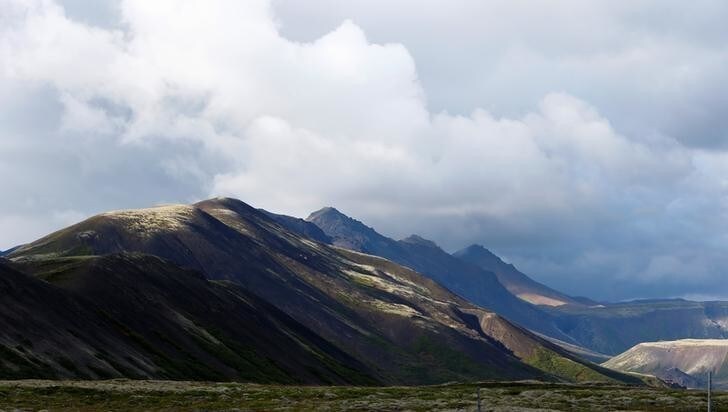 A general view shows the landscape around Reykjavik, Iceland, August 4, 2017. REUTERS/Michaela Rehle
