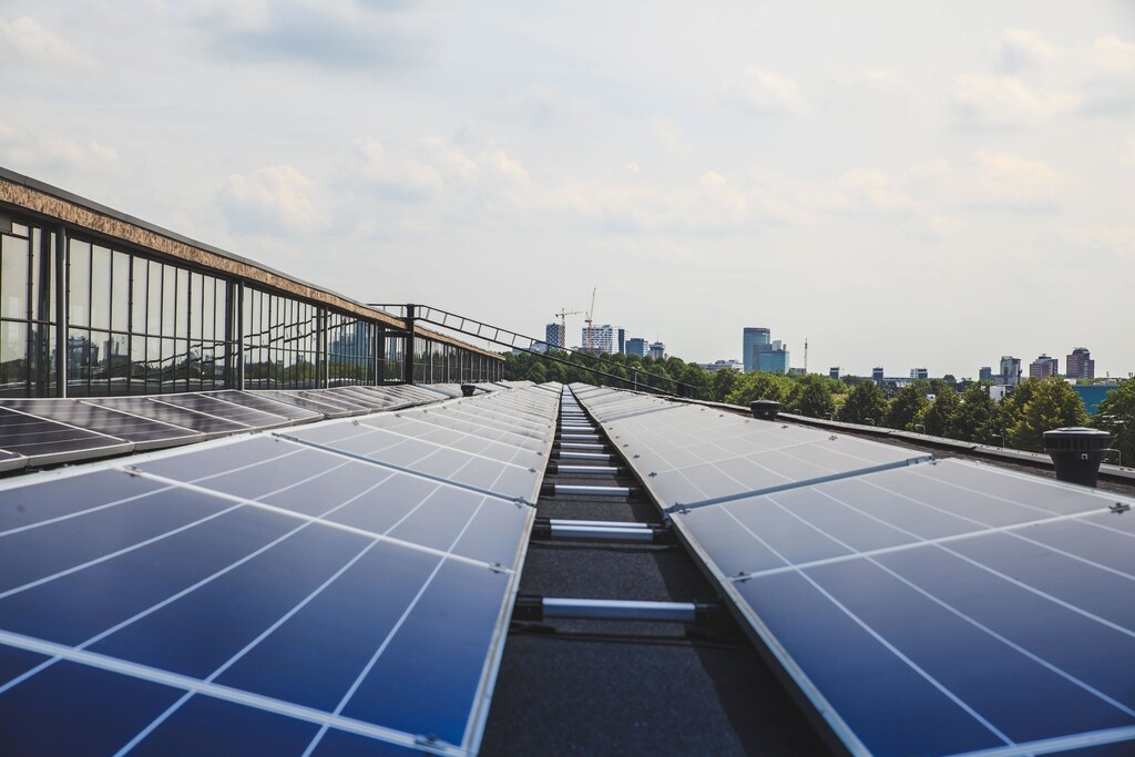 supply chain disruptions have been affecting the transportation of solar panels, like these ones here
