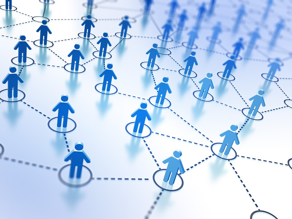 Social Network concept; sustainability skills, training, gap, green skills, value chain