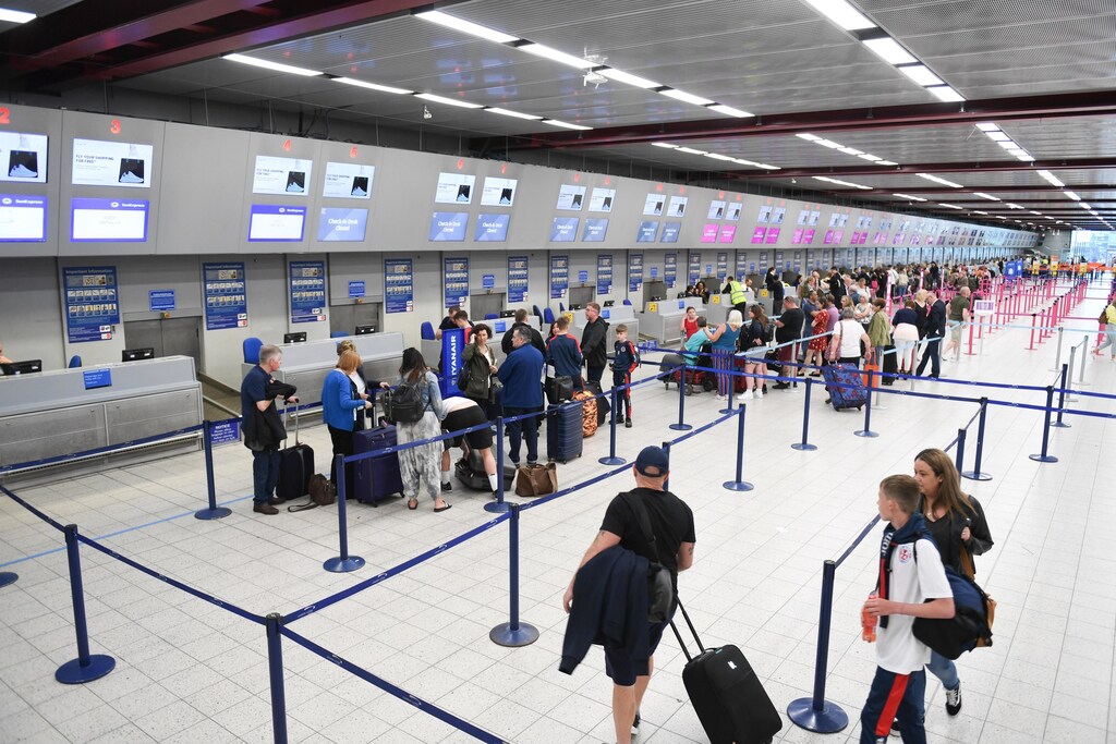 airport security, as shown here, ramped up significantly to protect people after the 9/11 terrorist attack