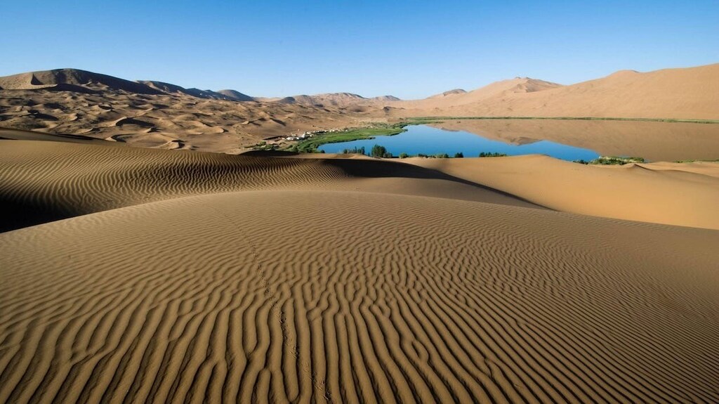 New material can absorb water from even very dry air, could be used to generate drinking water in deserts and other arid regions.