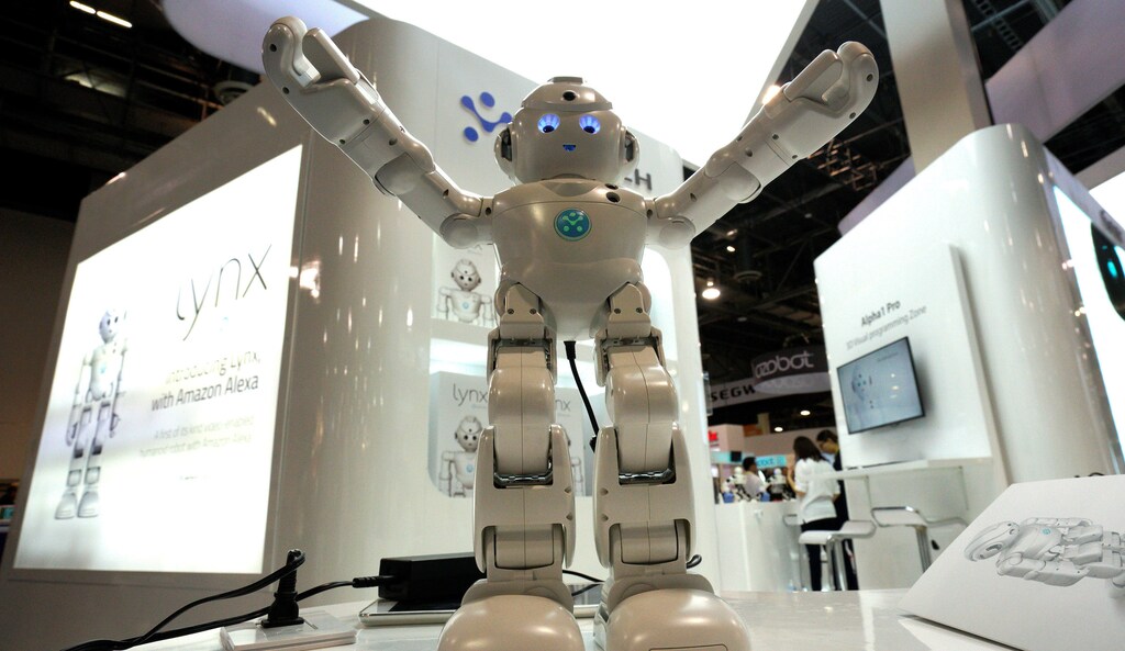 Lynx is a humanoid robot for Amazon's voice-activated Alexa assistant, a popular smart object for the home
