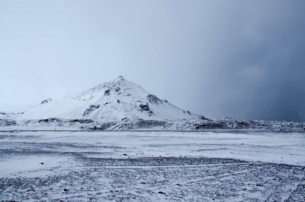 Snowy mountain