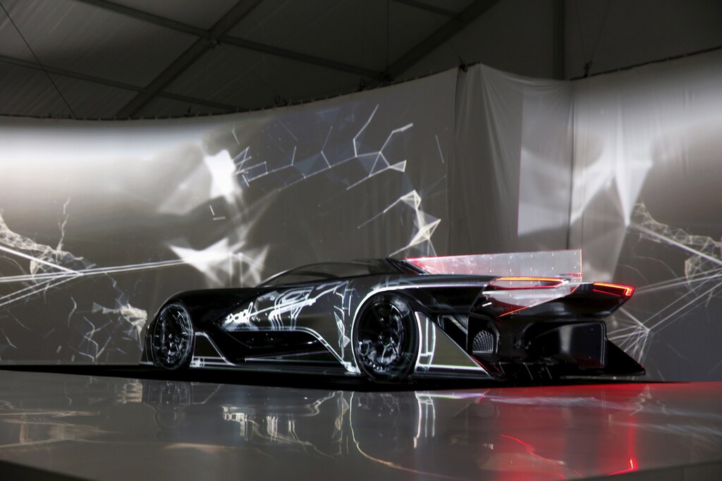 The Faraday Future FFZERO1 electric concept car is unveiled during a news conference in Las Vegas, Nevada January 4, 2016.