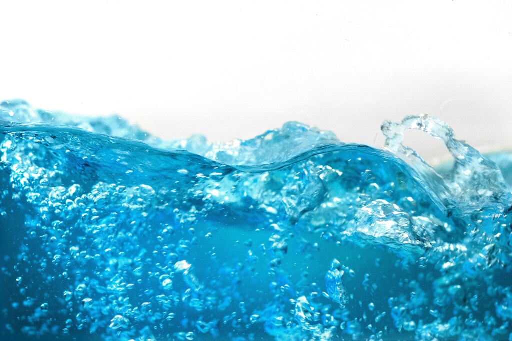 Close up of a wave of water, water innovation is essential.