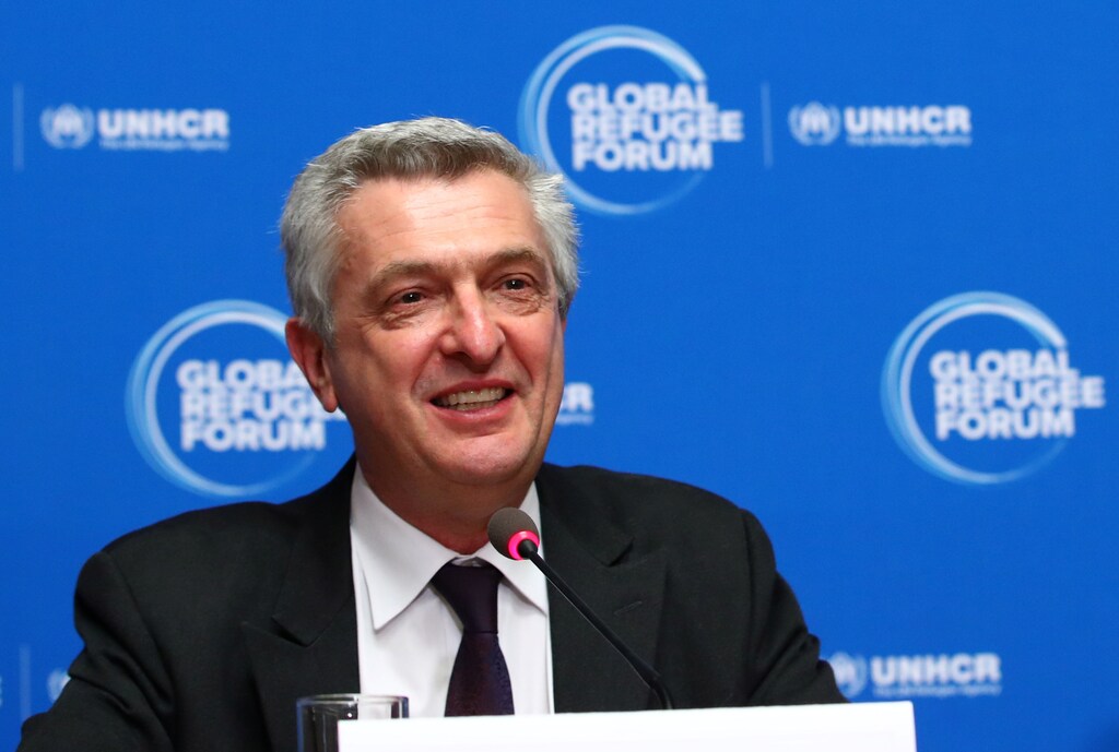 The United Nations High Commissioner for Refugees Filippo Grandi speaks during a news conference after the First Global Refugee Forum in Geneva, Switzerland December 17, 2019. REUTERS/Denis Balibouse - RC21XD91LYXZ