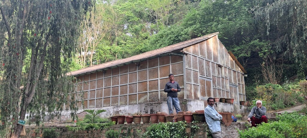 People helping to restore the biodiversity of Surya-Kunj in the Himalayas