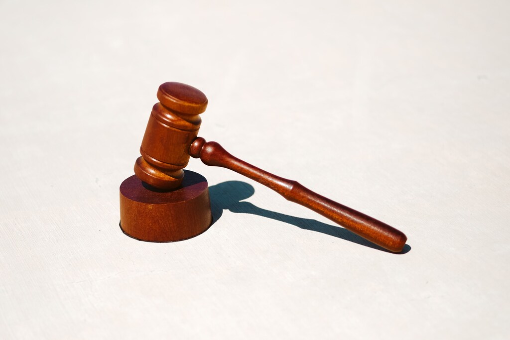 A legal hammer used by a judge