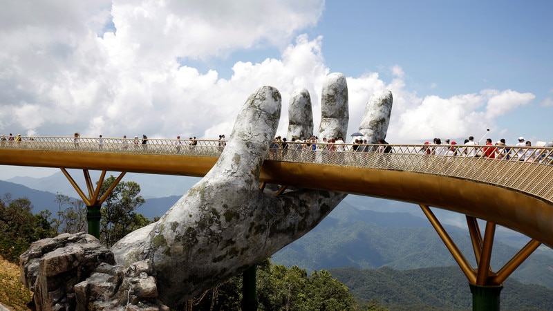 Viet Nam's 'Golden Bridge' is a huge hit | World Economic Forum