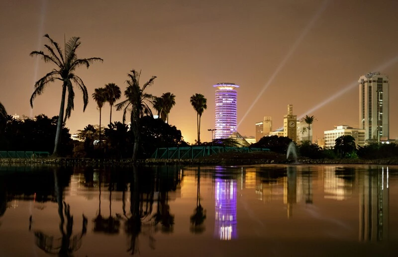 Nairobi skyline at night — Africa as the next semiconductor hub