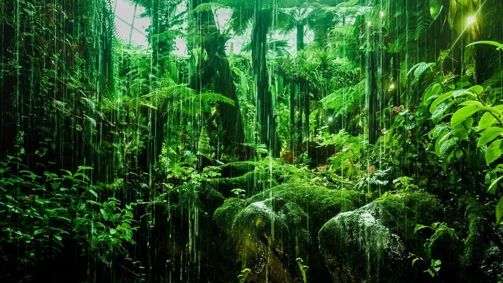 image of a forest in Singapore.