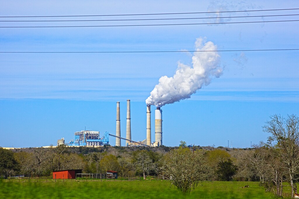 coal power, shown here, is being phased out as part of the attempt to save the planet