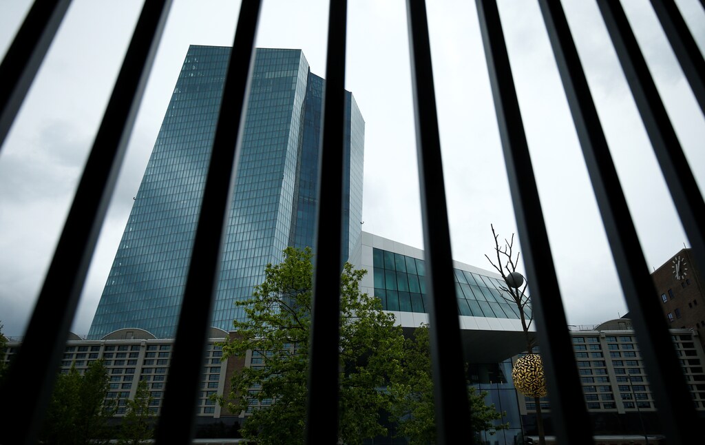 European Central Bank (ECB) headquarters building is seen in Frankfurt, Germany July 20, 2017. REUTERS/Ralph Orlowski - RTX3C7UL