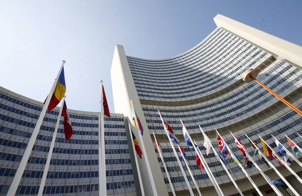 The United Nations headquarters building is pictured in Vienna March 28, 2012.