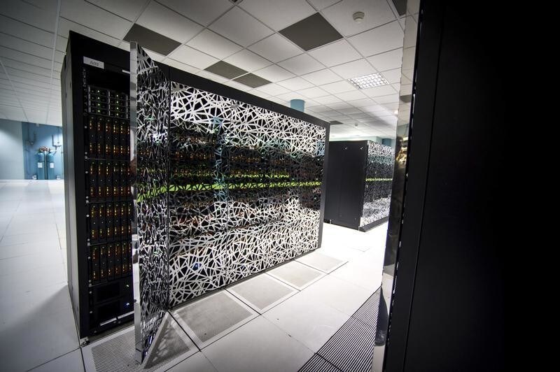 Beaufix, one of the two Bull supercomputers of Meteo France, is seen at the Meteo-France Toulouse site, called Meteopole, outside the city of Toulouse, France, November 3, 2015. With two of the most powerful supercomputers in the world, French national meteorological service Meteo France participates in the international scientific work on climate change, on which is based the negotiations of the Climate Conference (COP21). Paris will host the World Climate Change Conference 2015 (COP21) from November 30 to December 11. Picture taken November 3, 2015. REUTERS/Fred Lancelot - LR1EBBQ0W545U