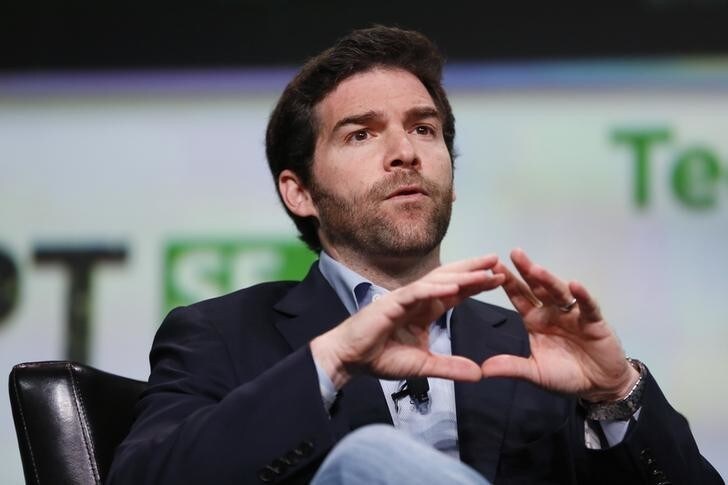 Jeff Weiner, CEO of LinkedIn, speaks on stage during fireside chat session at the TechCrunch Disrupt SF 2013 technology conference in San Francisco, California September 9, 2013. REUTERS/Stephen Lam (UNITED STATES - Tags: BUSINESS SCIENCE TECHNOLOGY)