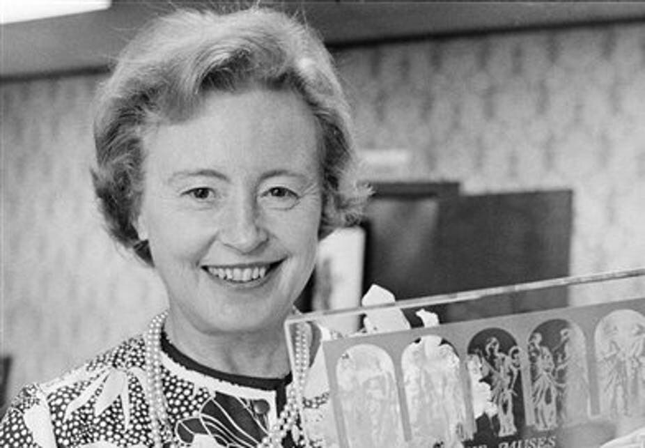 Dr. E. Margaret Burbidge, professor of astronomy, at UC San Diego, was presented the"Woman of the year"award