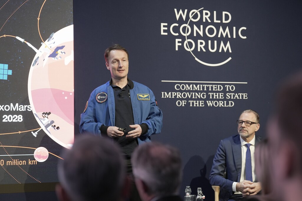 Matthias Maurer, Astronaut at the World Economic Forum Annual Meeting 2023 in Davos-Klosters, Switzerland.