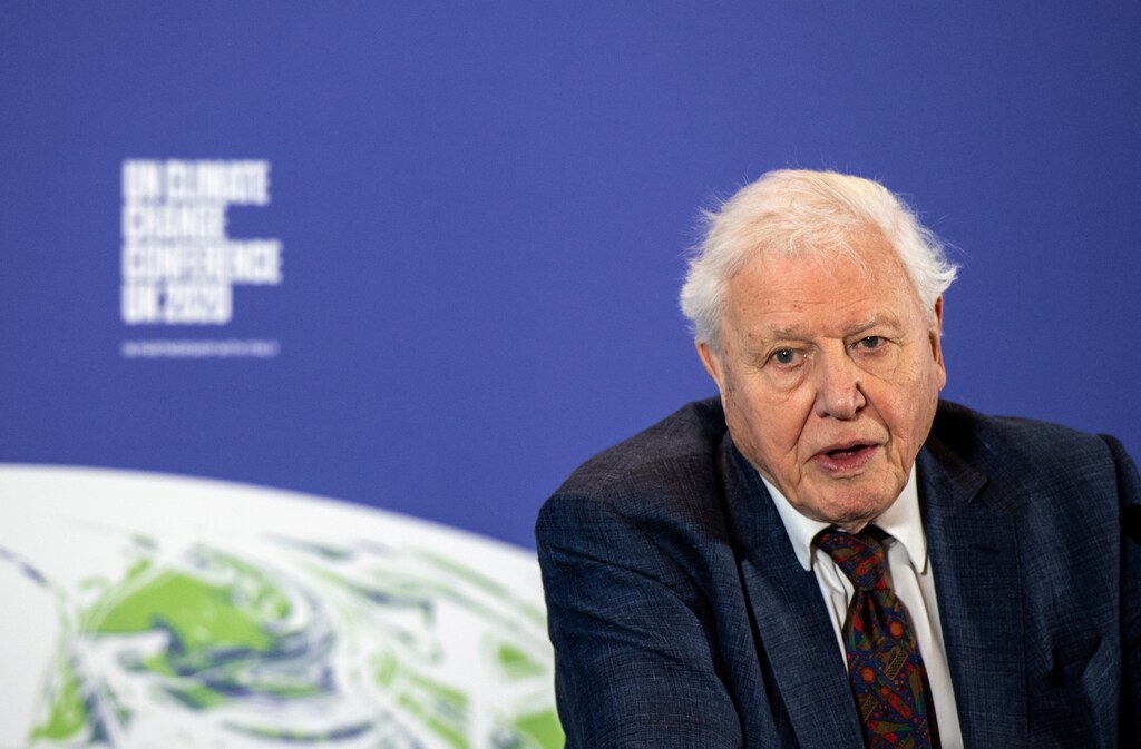 La nueva película de Attenborough "Una vida en nuestro planeta" documenta los peligros del cambio climático.