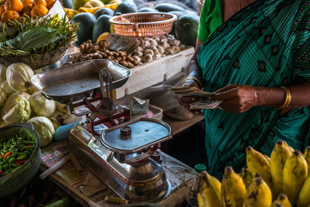 Market in India.