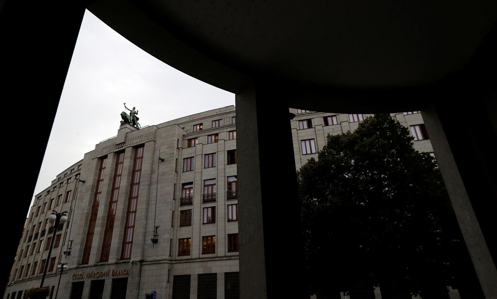 The Czech National Bank is seen in central Prague, Czech Republic, August 3, 2017. REUTERS/David W Cerny - RC1E68DAF100