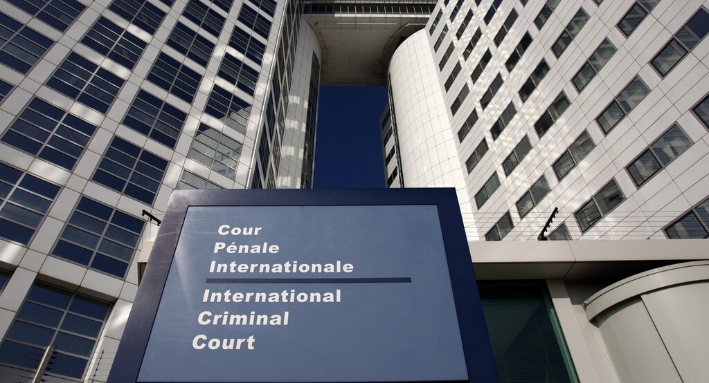 The entrance of the International Criminal Court (ICC) is seen in The Hague March 3, 2011.